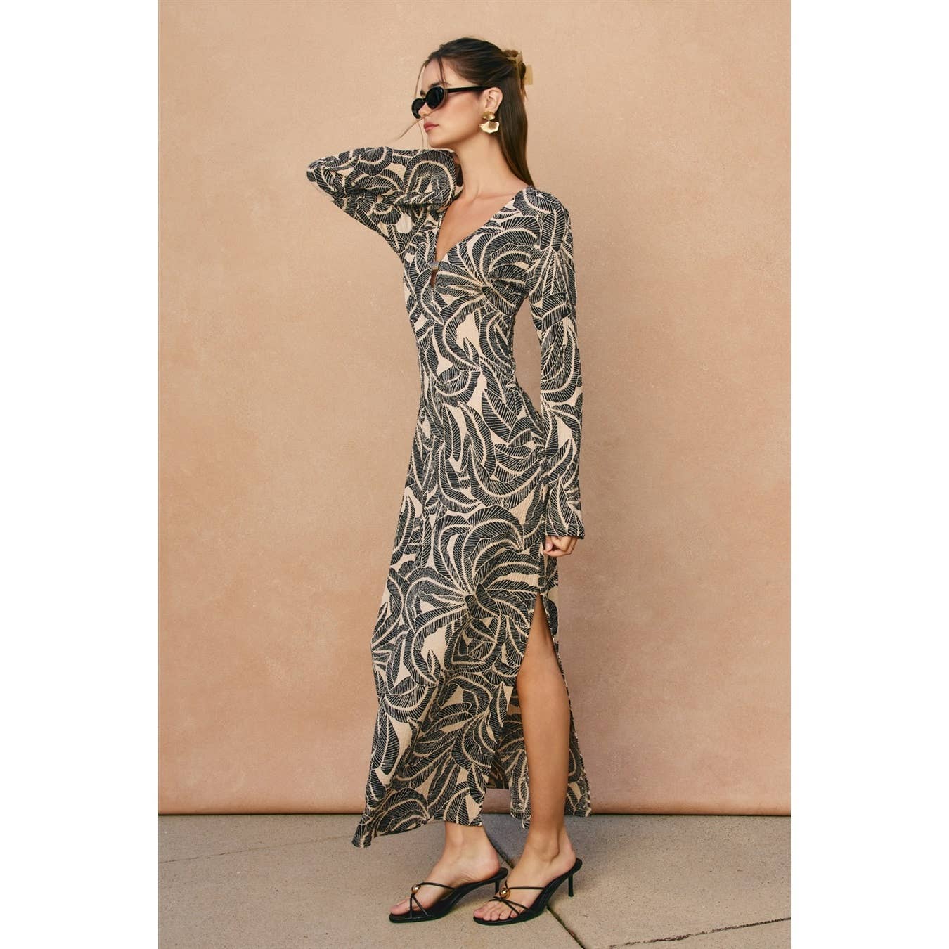 Saltwater Bell Sleeve Maxi Dress