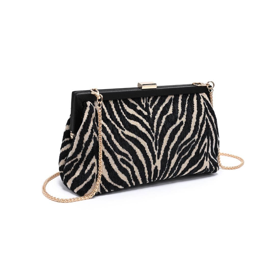 Samira Zebra Evening Bag