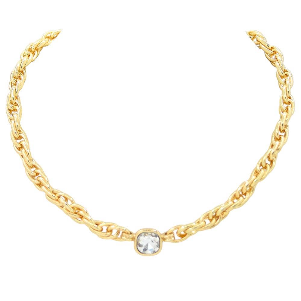 Square Chunky Necklace