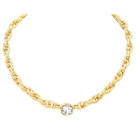 Square Chunky Necklace