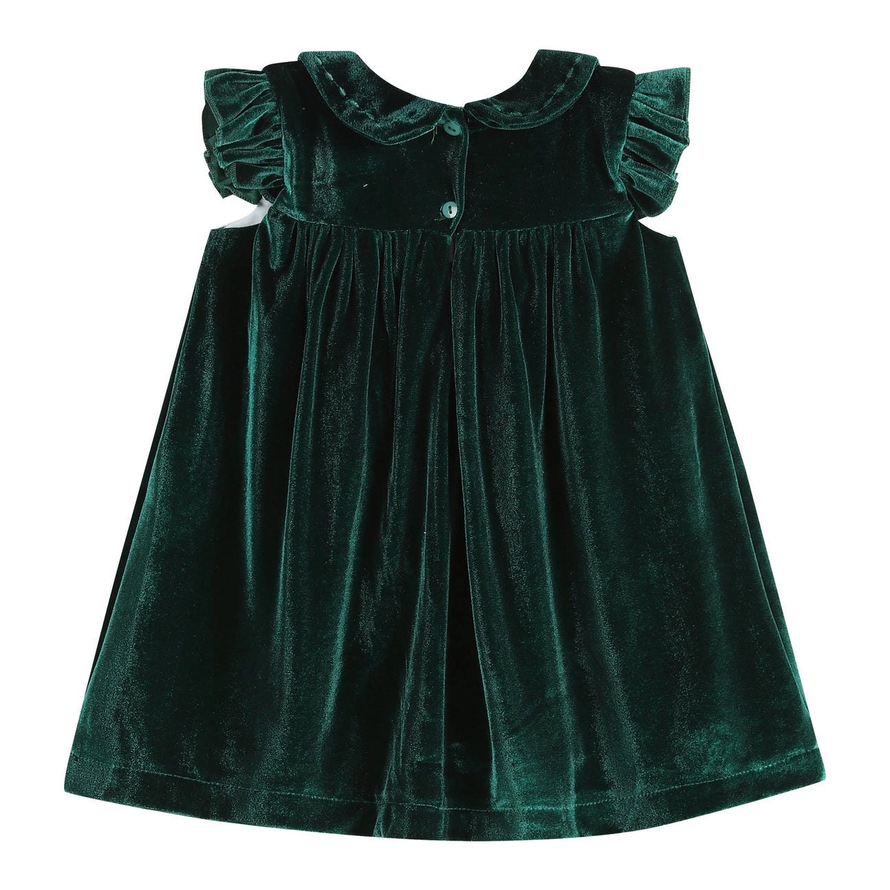 Baby Fiona Dress Forest Green