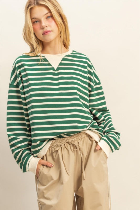 Weekend Stripes Pullover