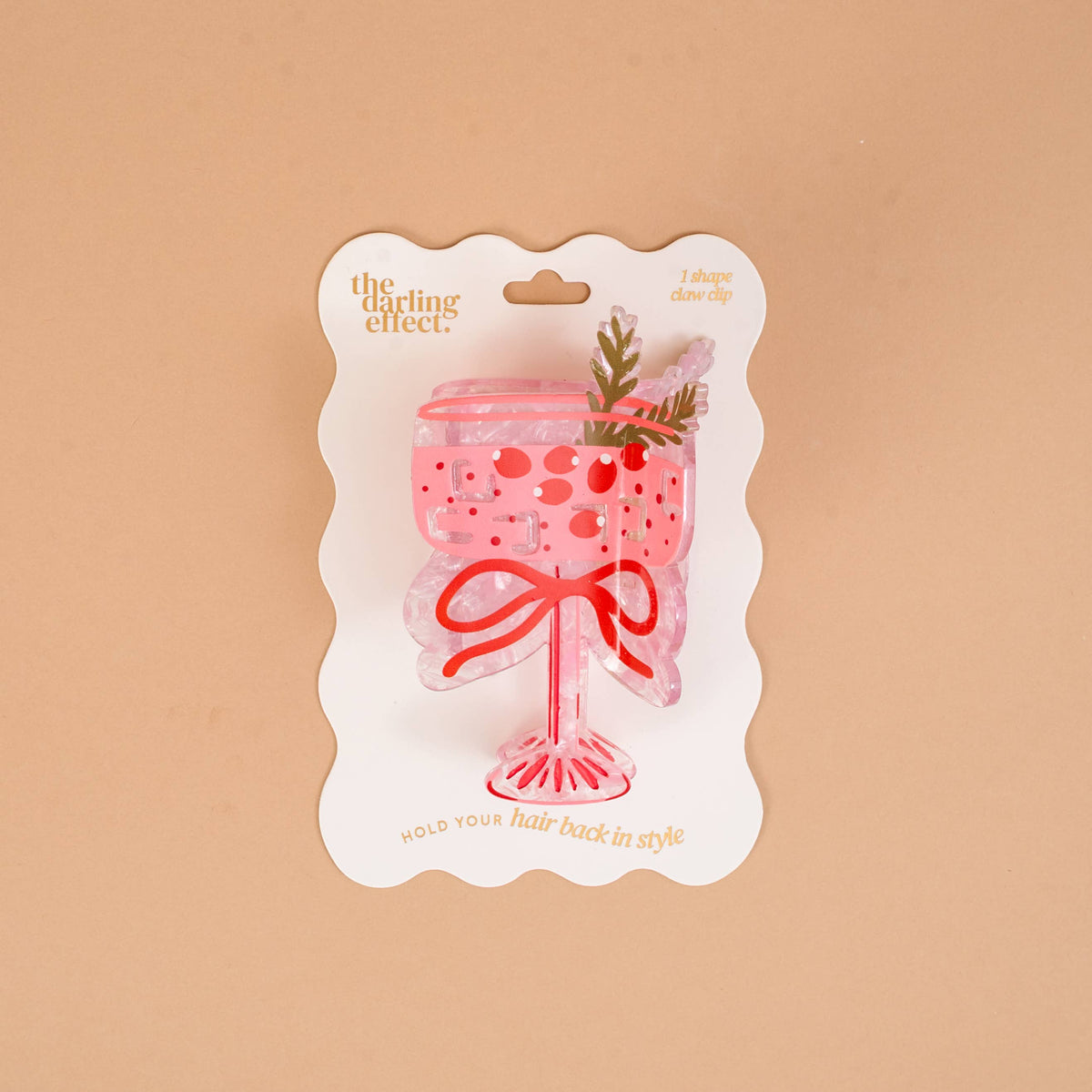 Claw Clip-Cranberry Cosmo