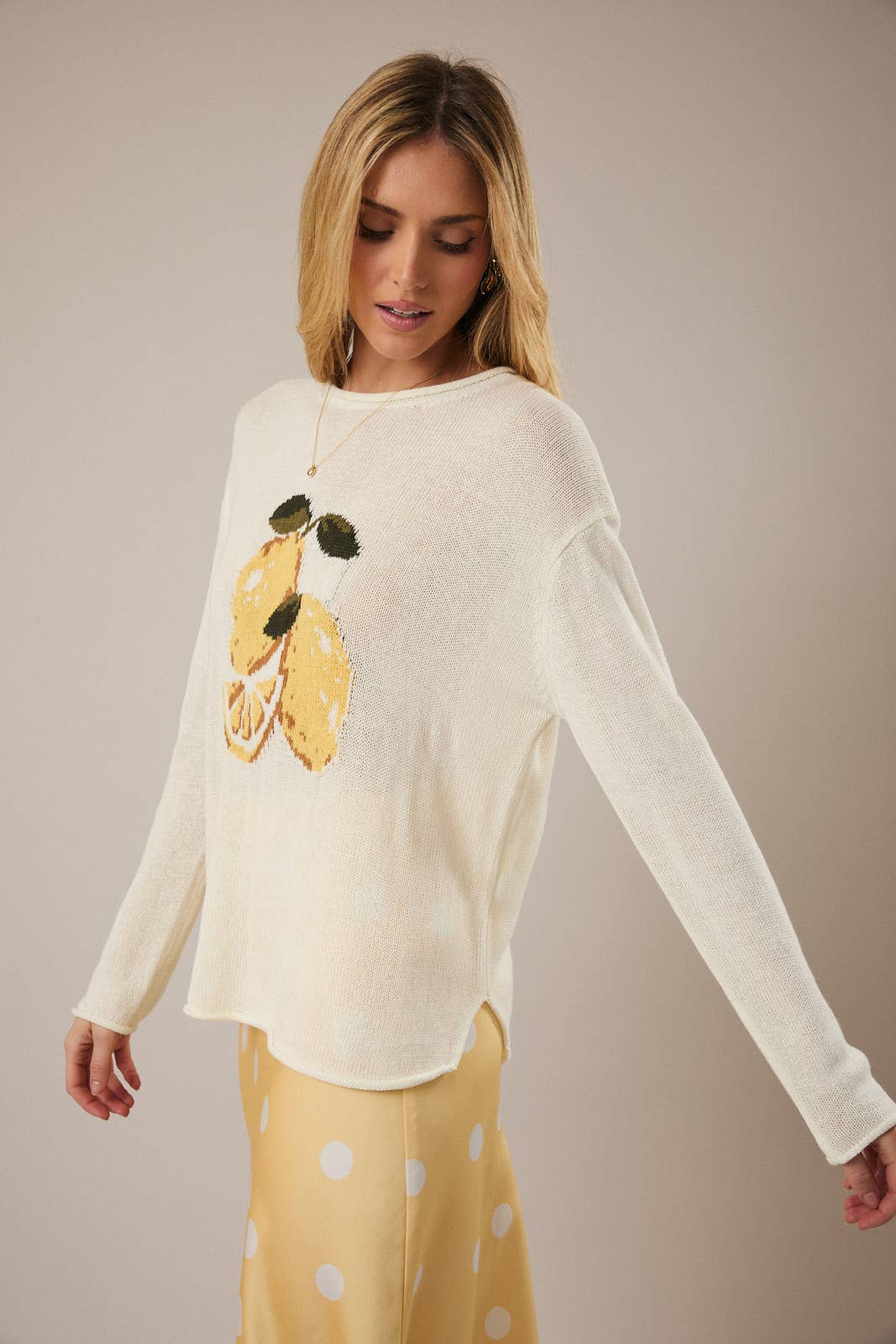 Lemon Graphic Sweater – Shop Closet Chic Boutique