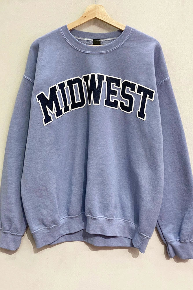 Midwest Puff Print Sweatshirt