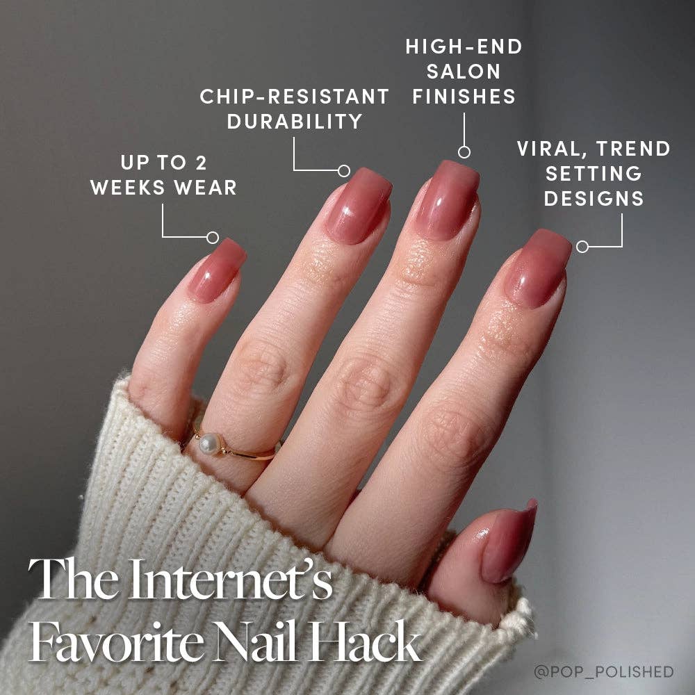 Glamnetic Dusty Pink Nails