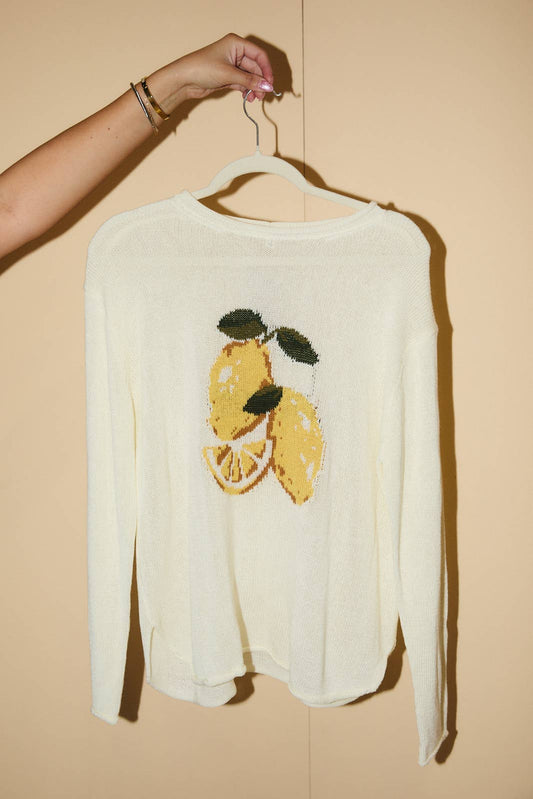 Lemon Graphic Sweater