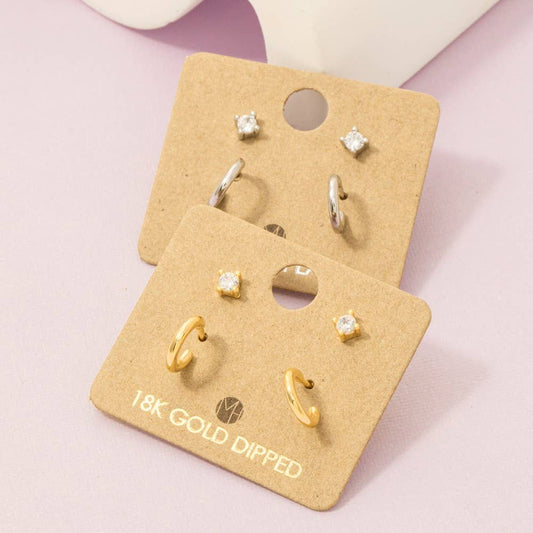 Mini Four Piece Post Stud Earrings