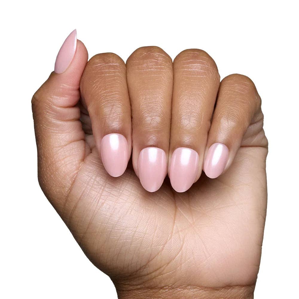 Glamnetic Pinch Me Press-On Nails | Short Oval | Blush Pink Glazed