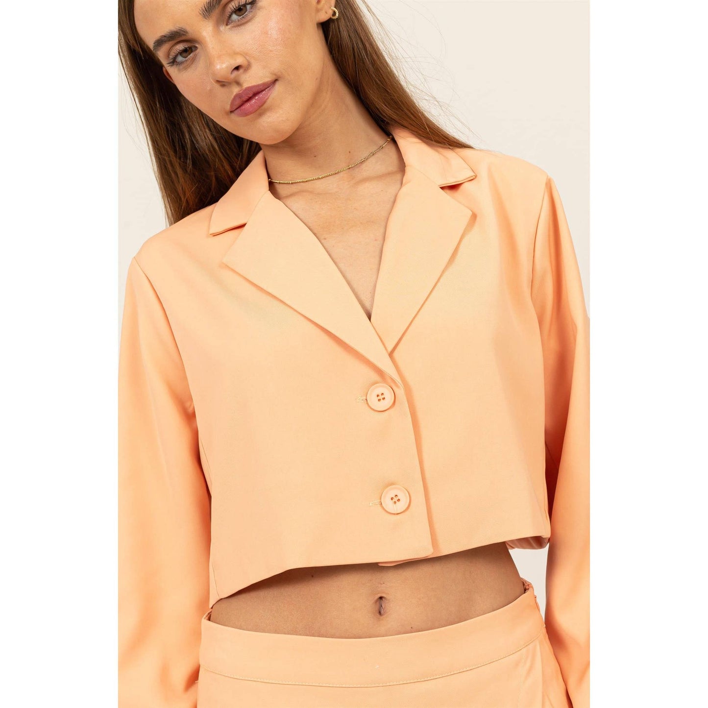 Peach Crop Blazer