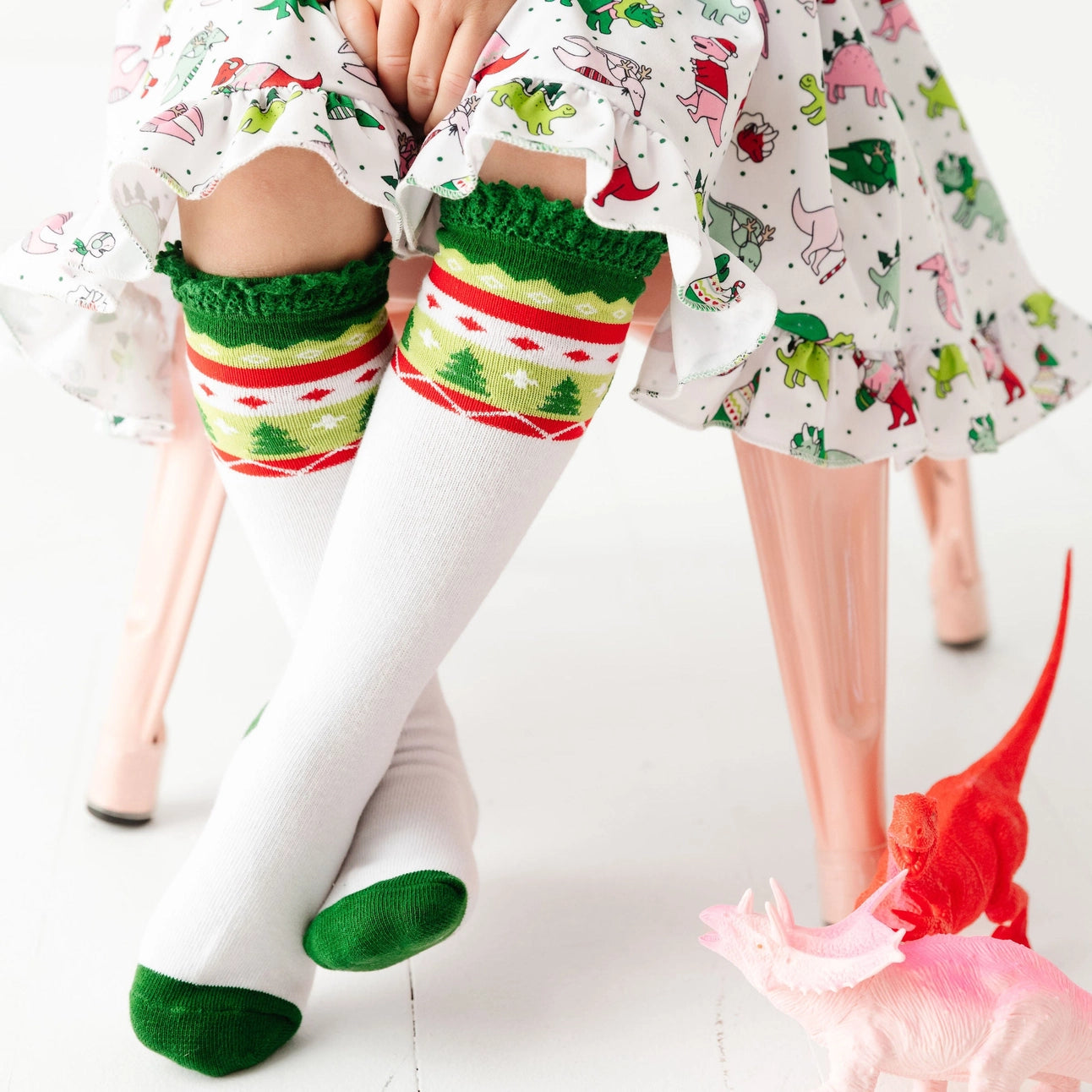 Merry & Bright Knee High Socks