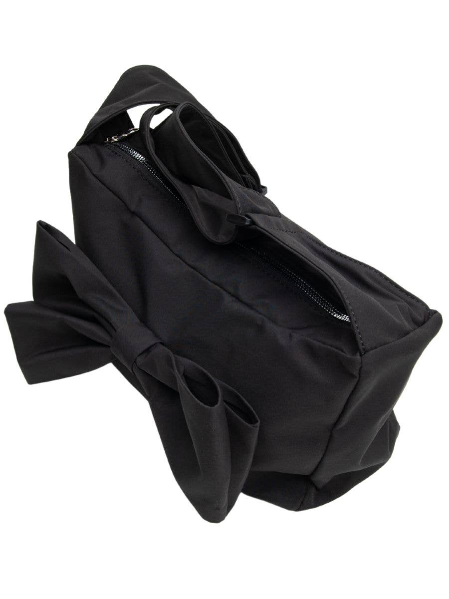 Coquette Black Bow Shoulder purse Bag