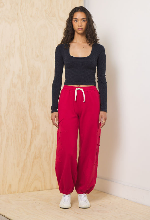 Scarlet Star Fleece Jogger