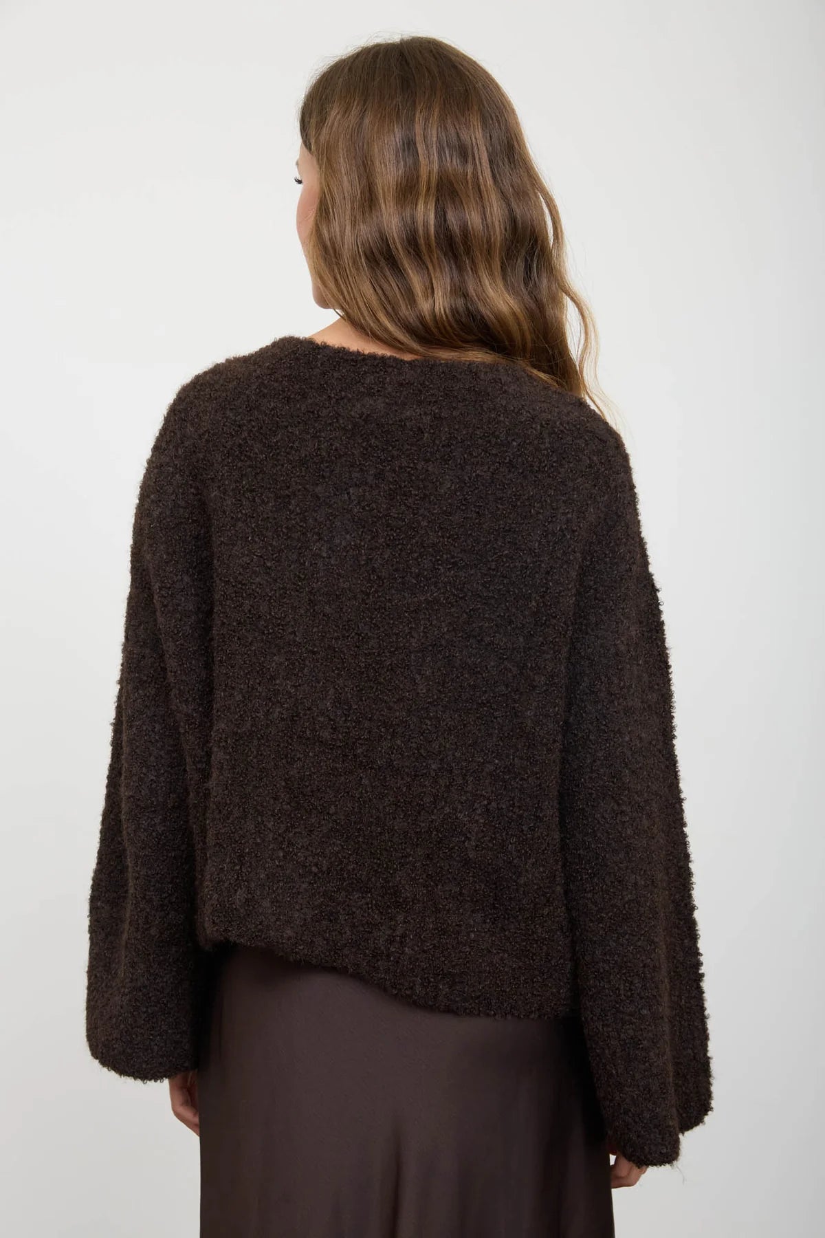 Teddi Chocolate Brown Cardigan