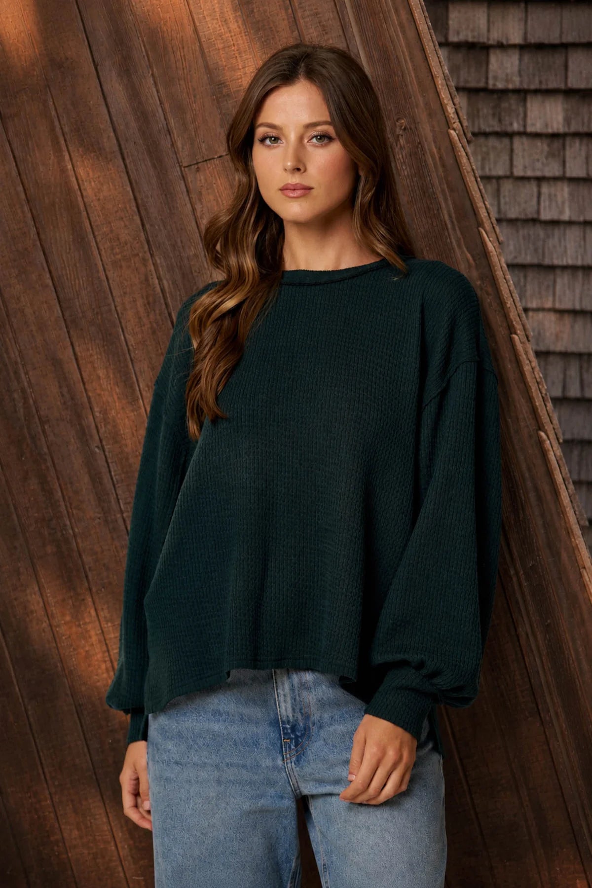 Cabin Comfort Knit Top