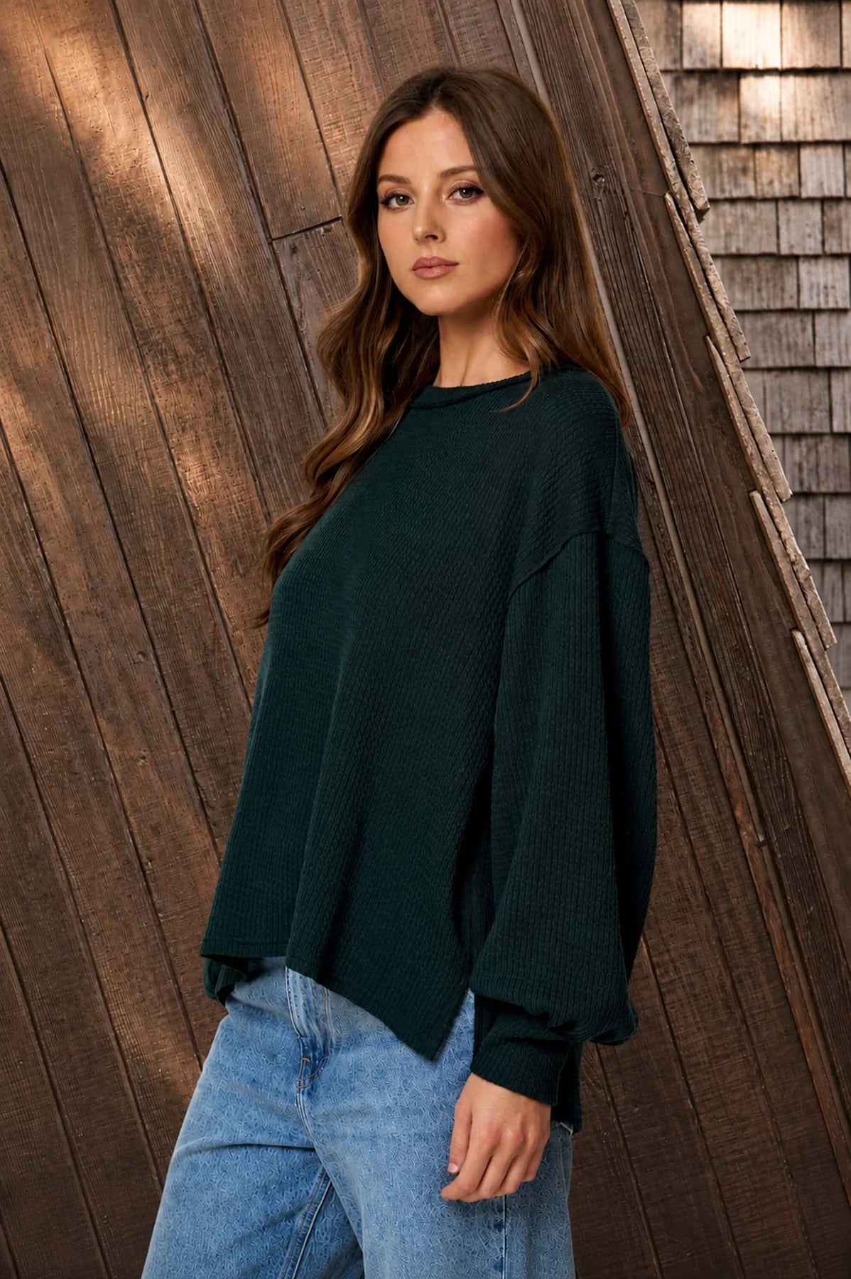 Cabin Comfort Knit Top