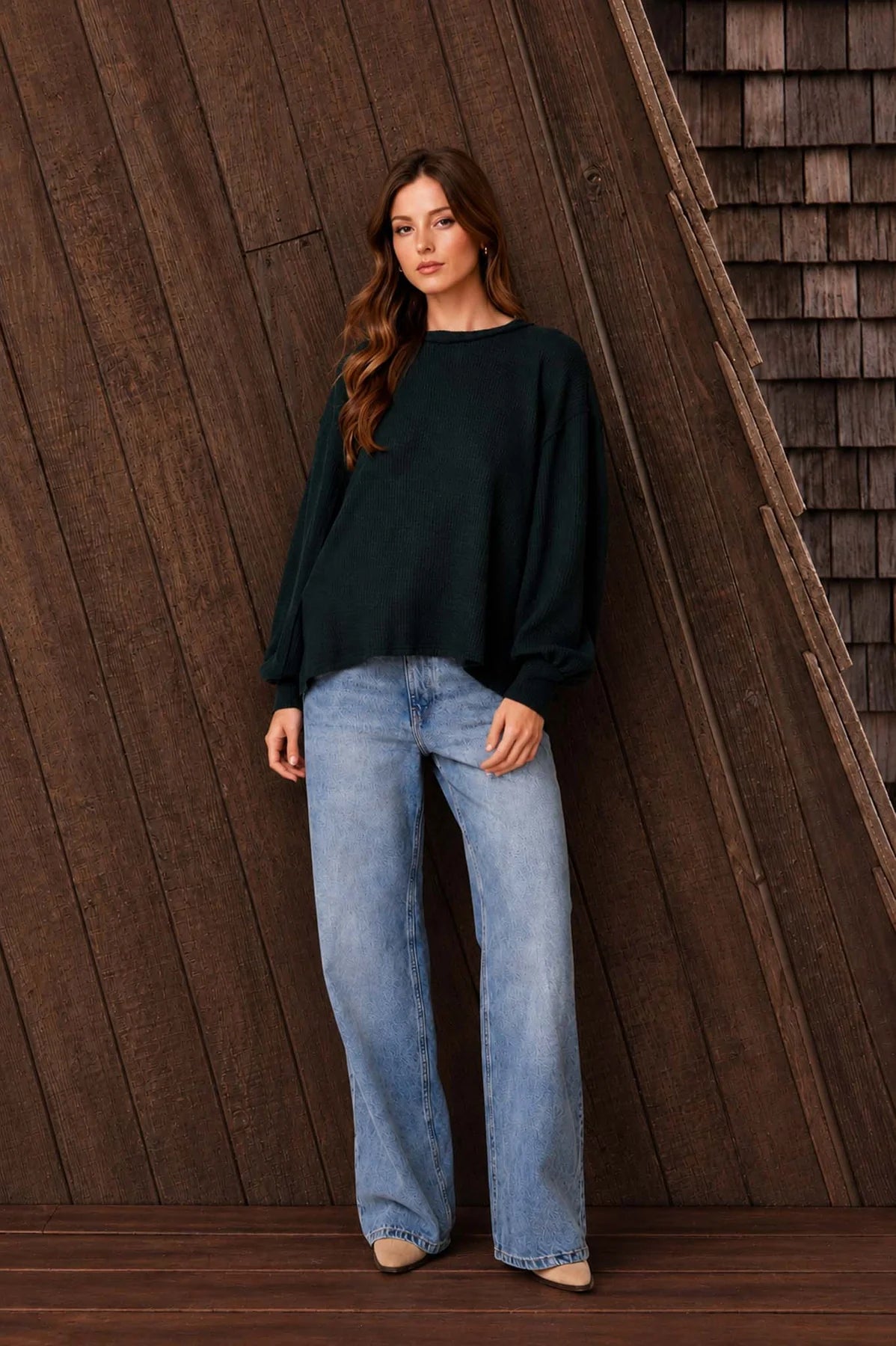 Cabin Comfort Knit Top