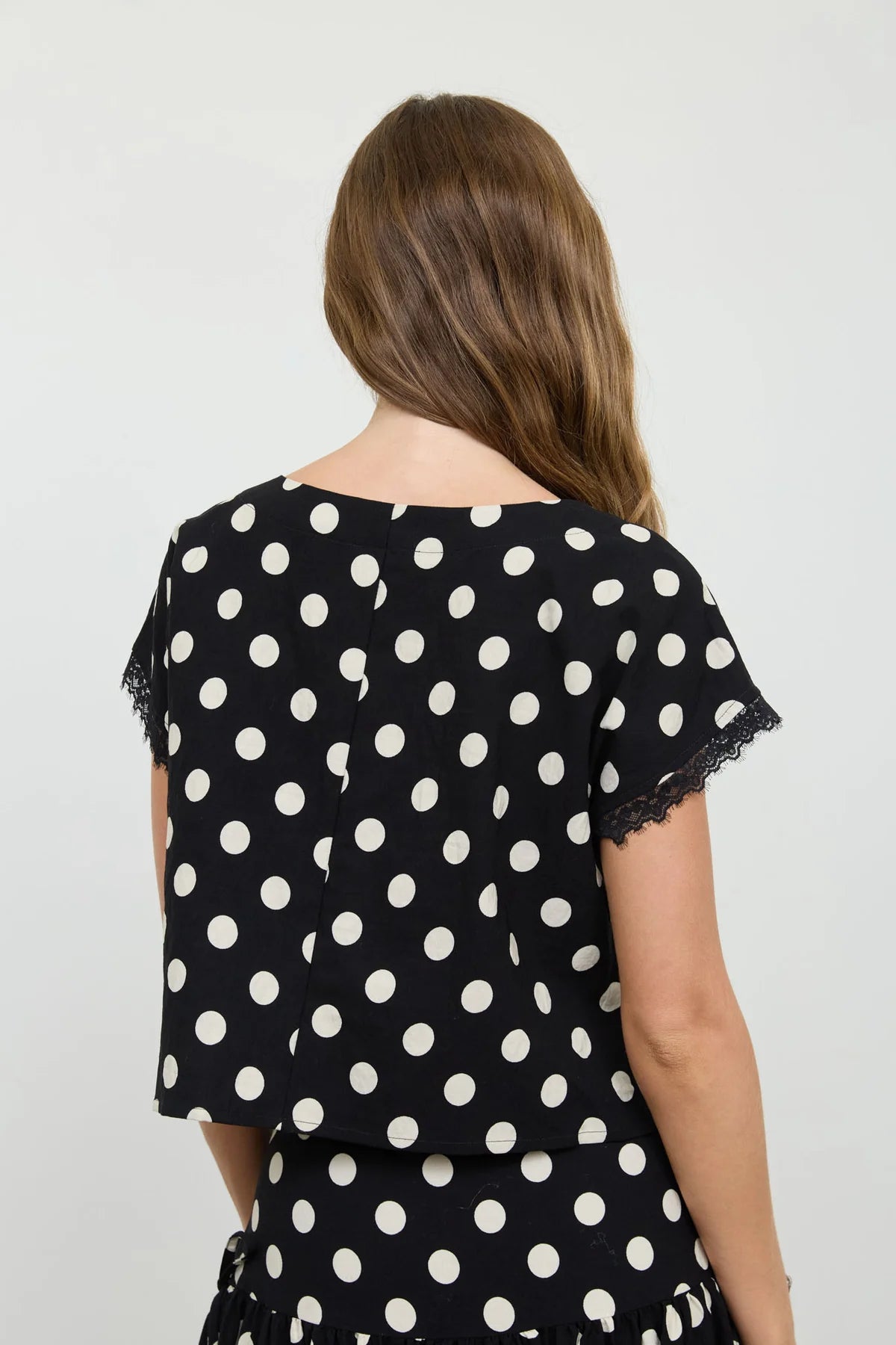 Perfectly Polished Polka Dot Top