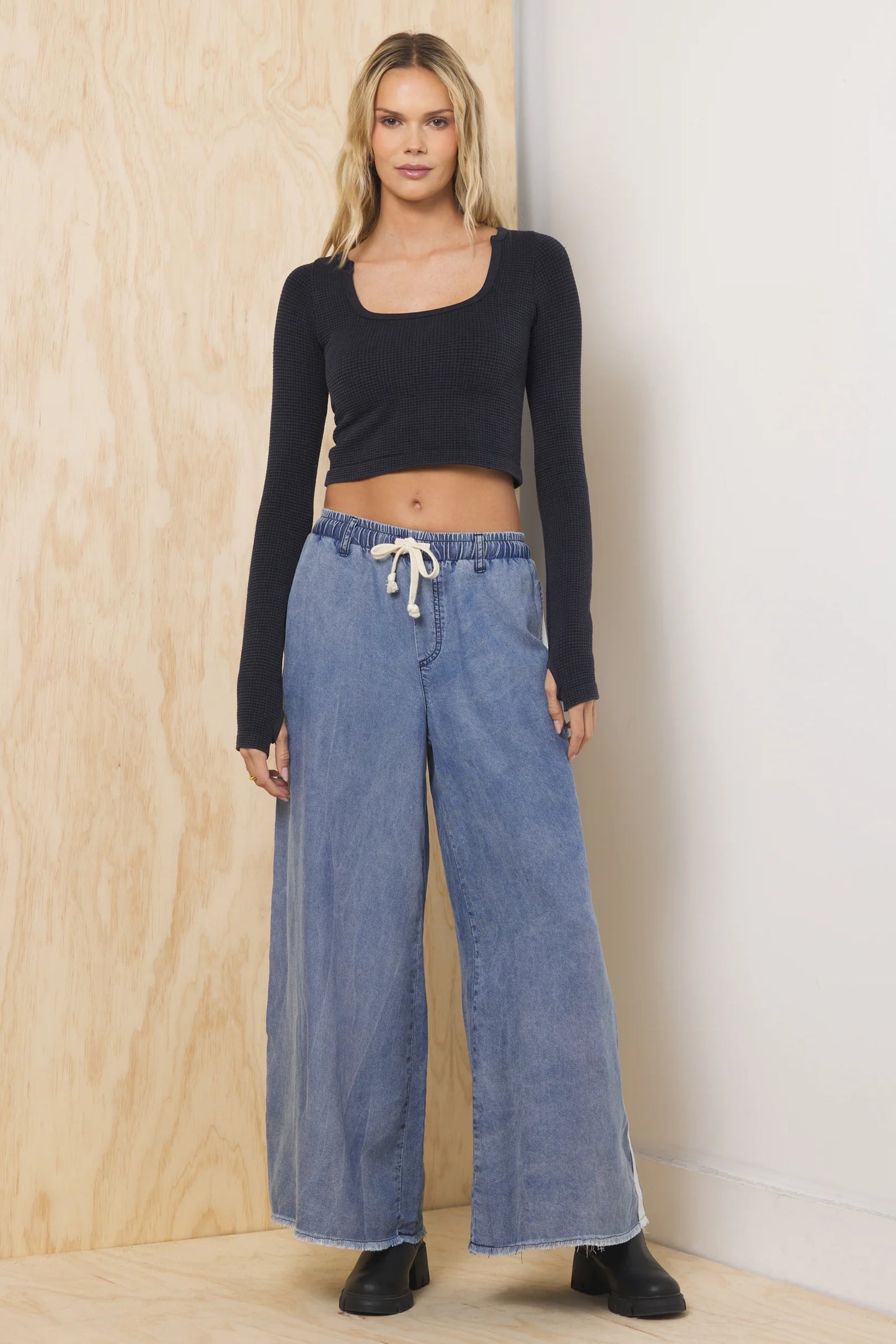 Modern Millennial Washed Denim Pant