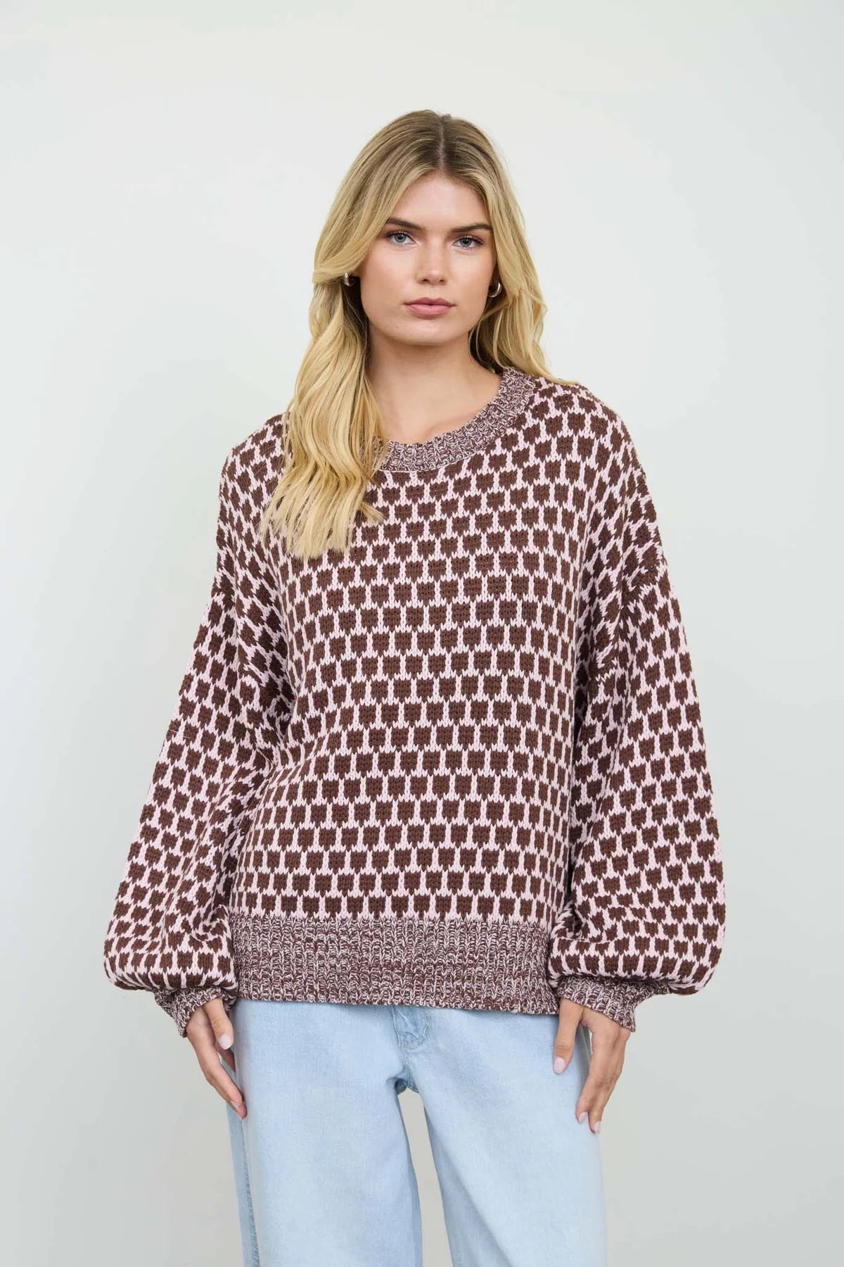 Dusty Rose Boone Sweater