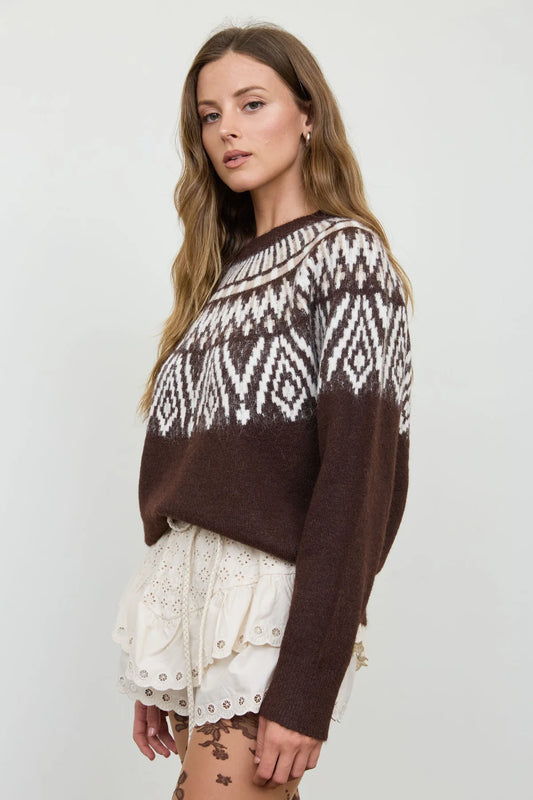 Chocolate Chalet Sweater