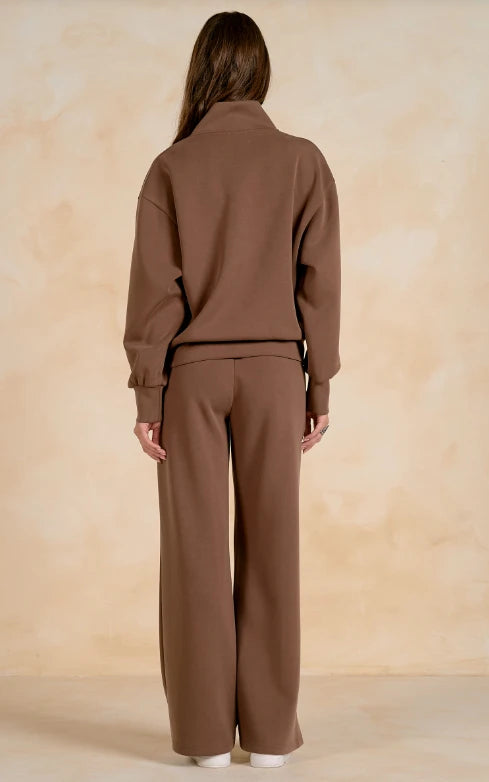 Elan Mocha Pullover