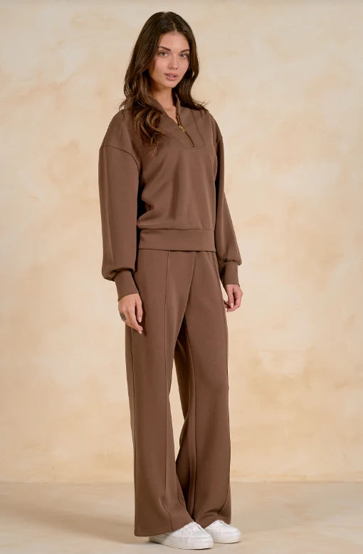Elan Mocha Pullover