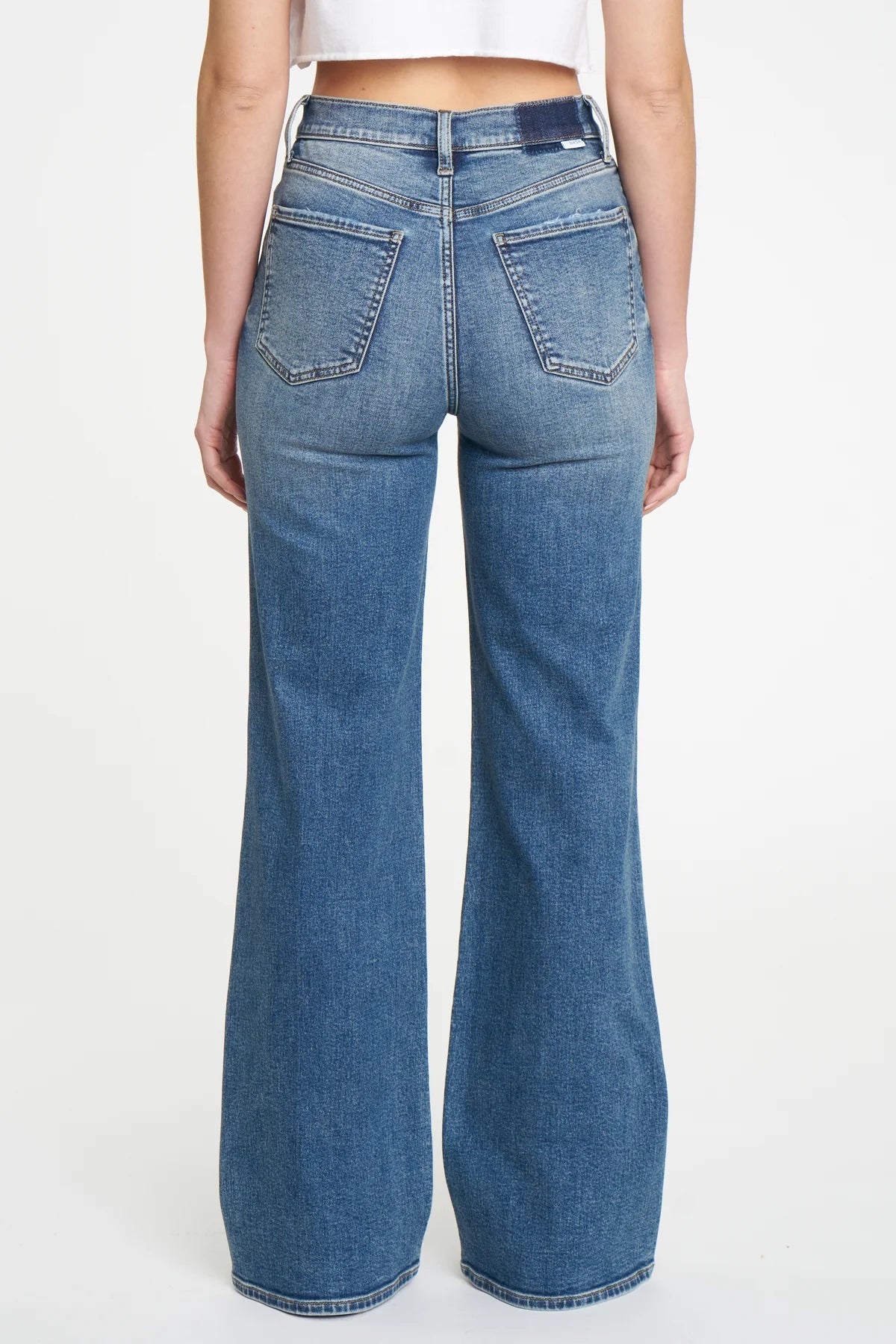 Far Out High Rise Wide Leg Jean