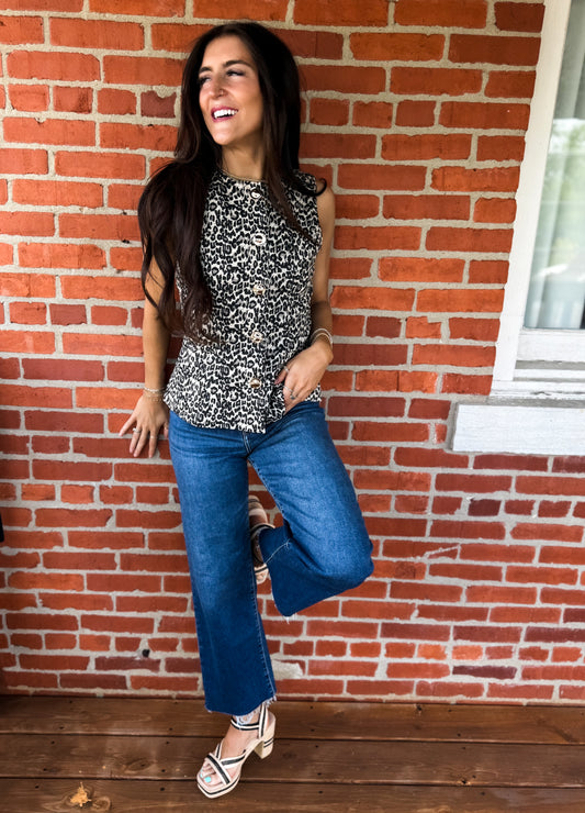 Leopard Luxe Vest