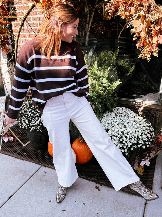 Chestnut Stripe Sweater