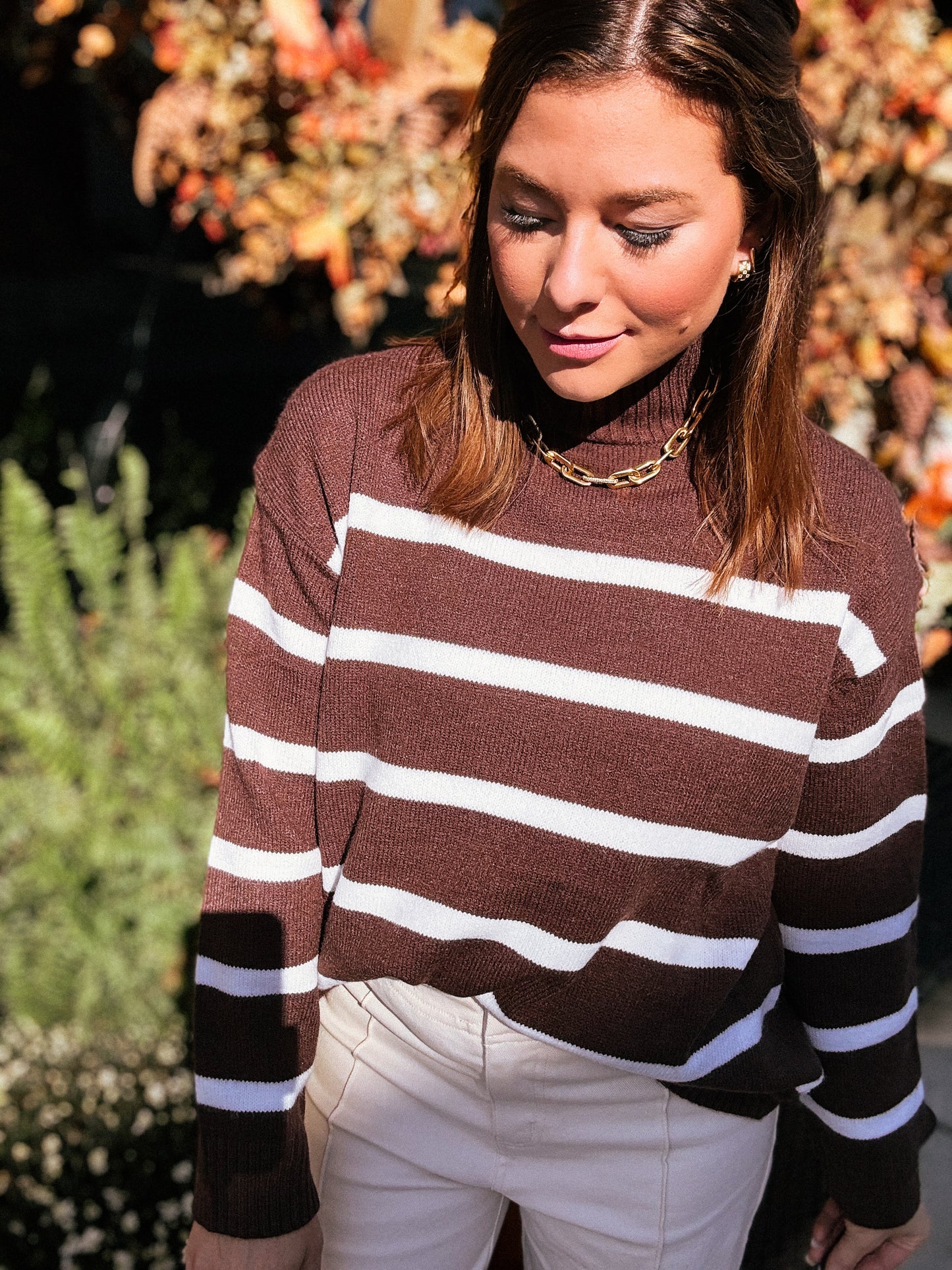 Chestnut Stripe Sweater