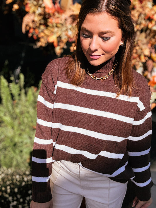 Chestnut Stripe Sweater