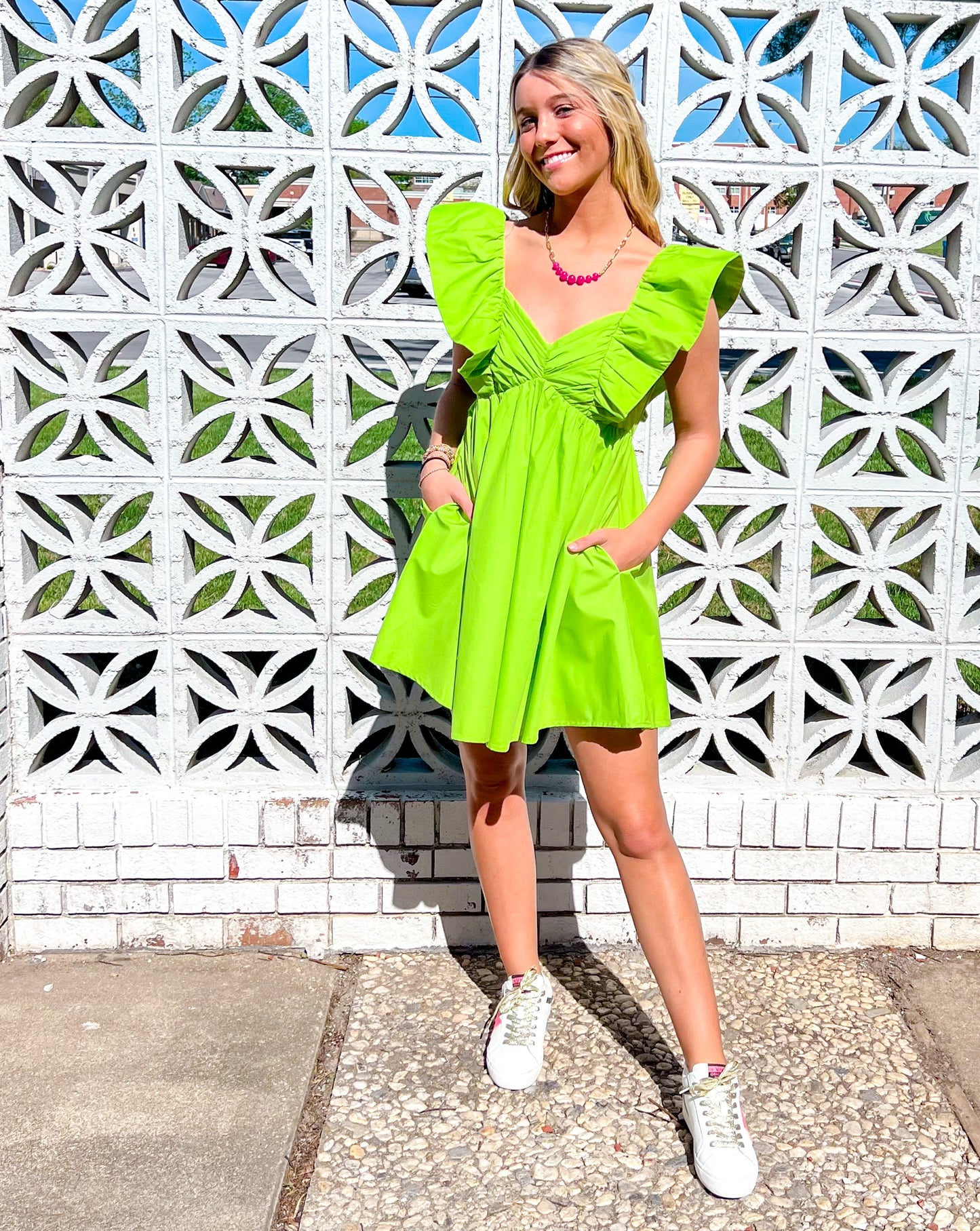 A Twist of Lime Dress