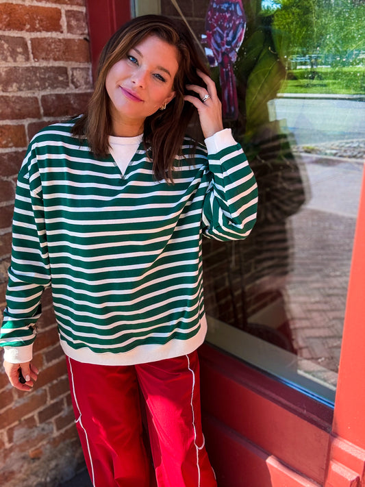 Weekend Stripes Pullover