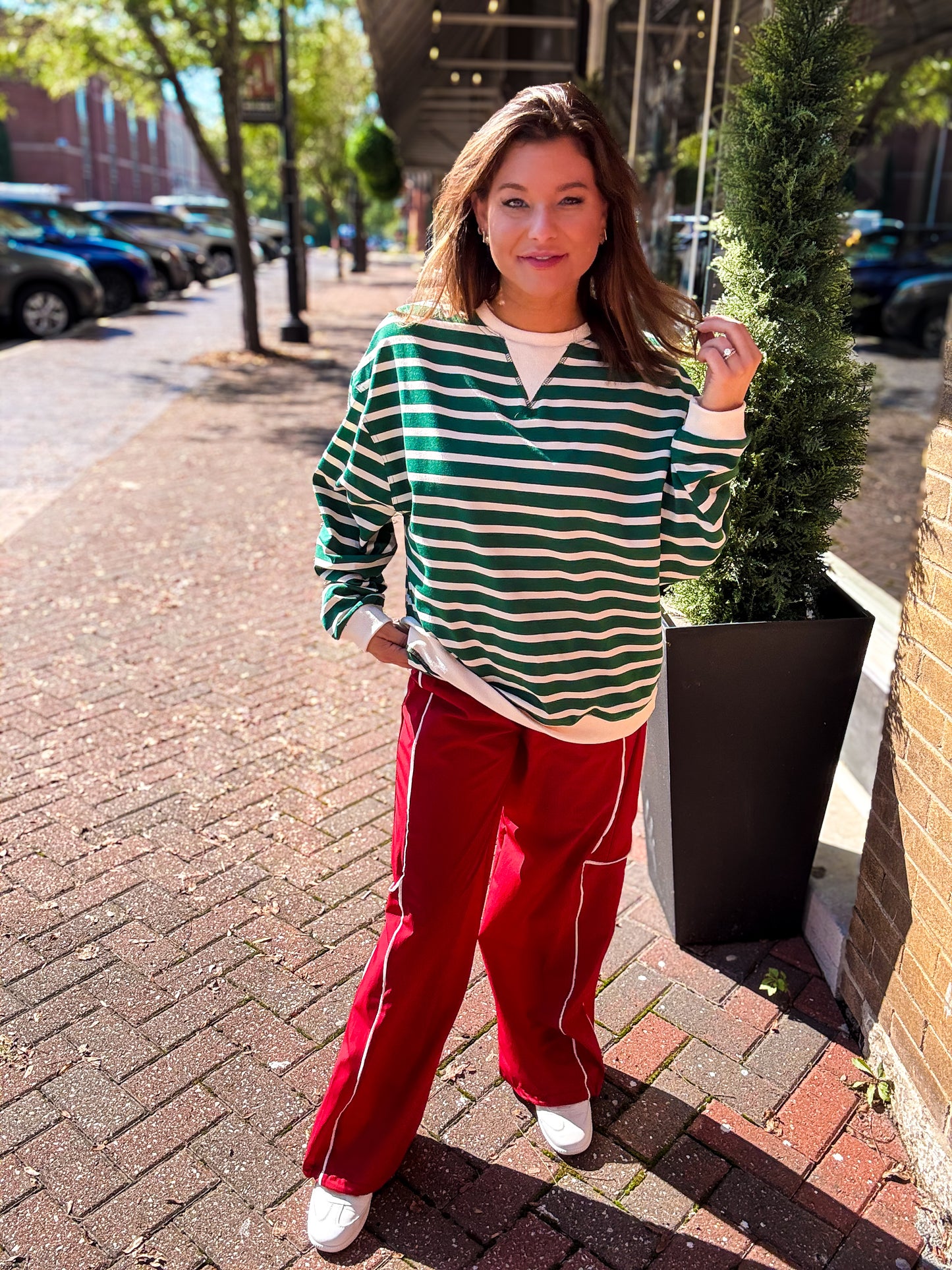 Weekend Stripes Pullover