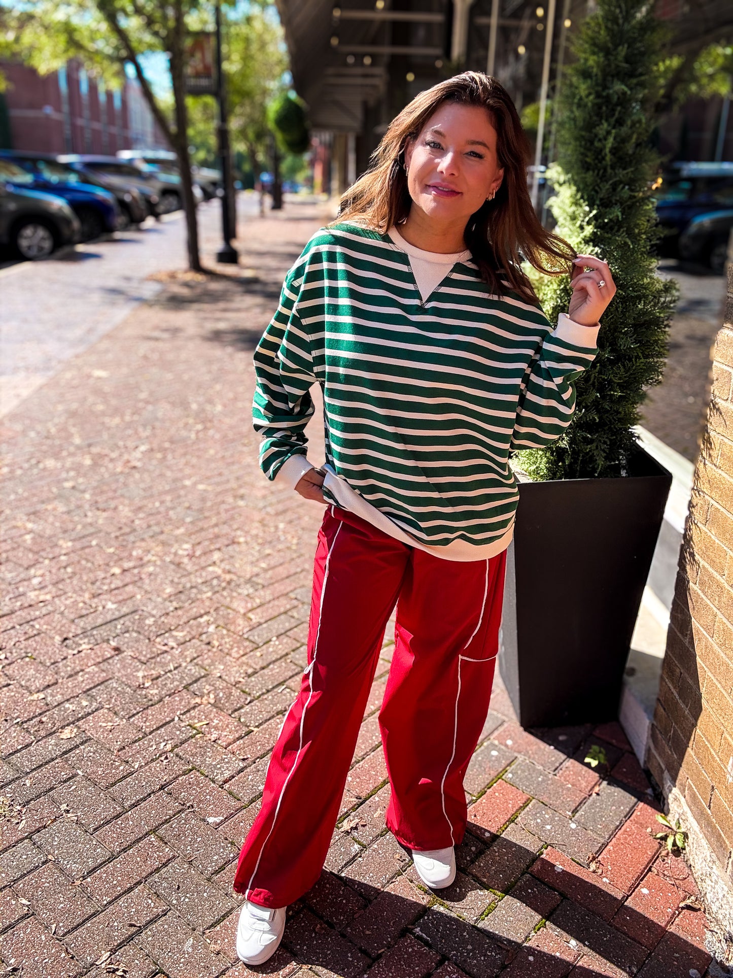 Weekend Stripes Pullover