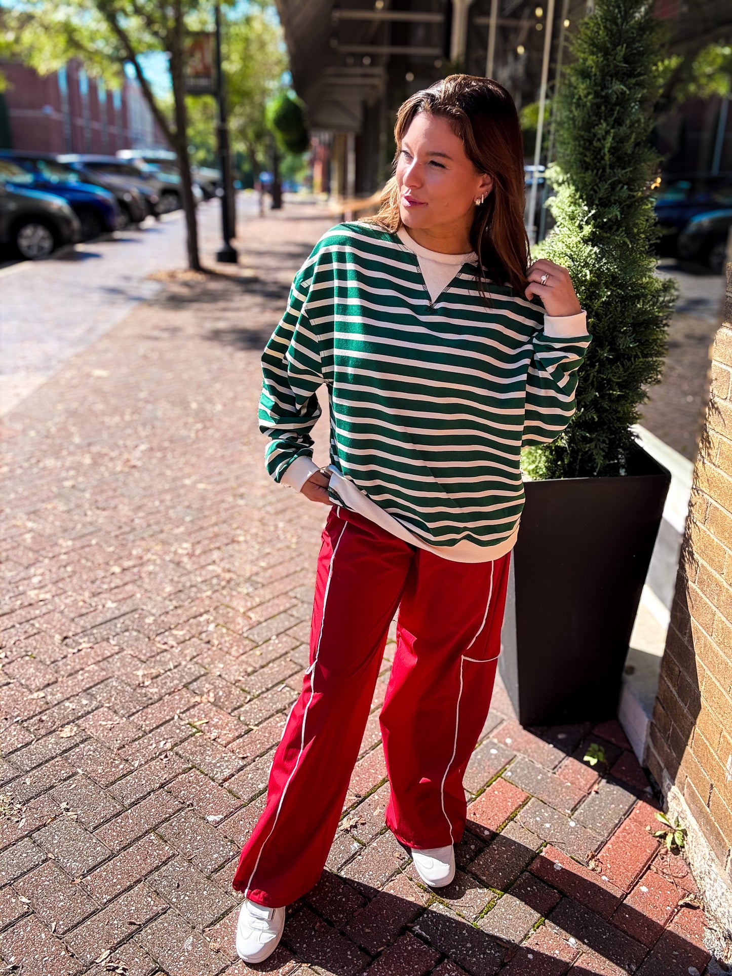 Weekend Stripes Pullover