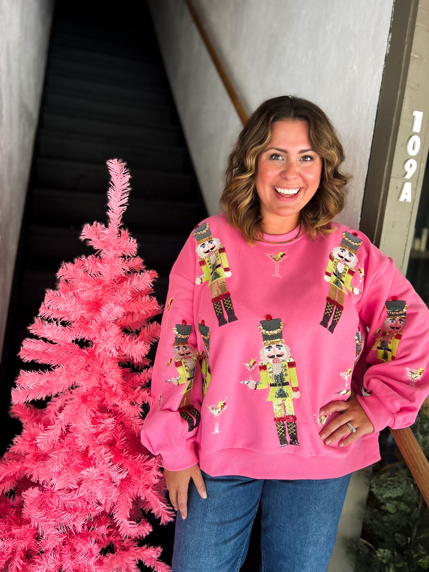 Sudadera Cascanueces Martini Rosa