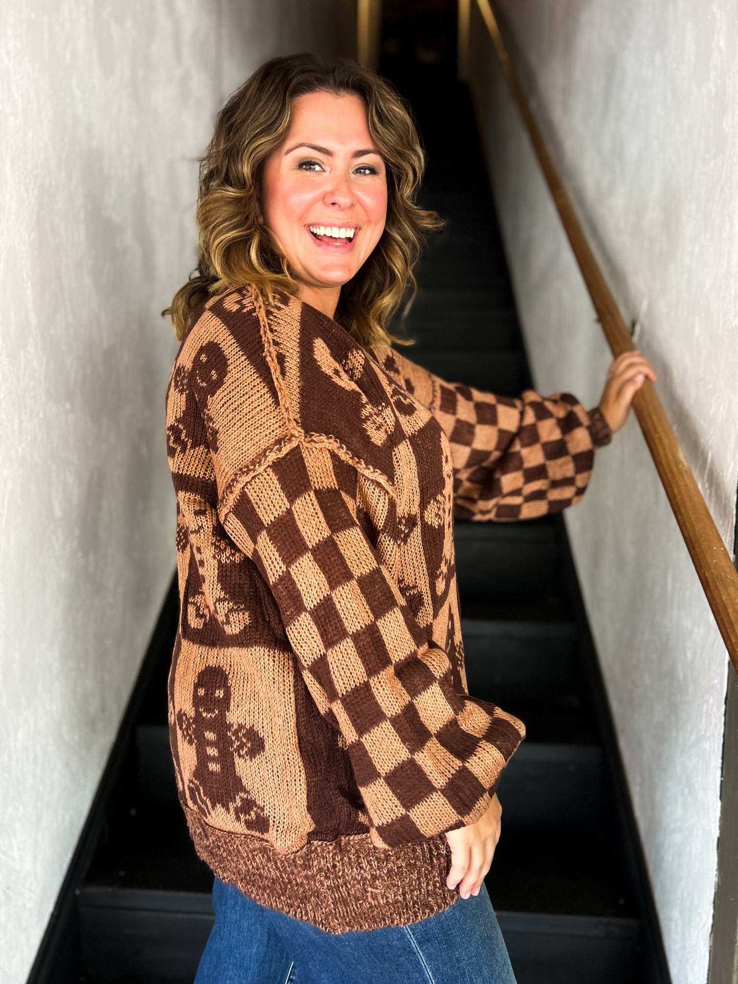 Gingerbread Oversized Sweater