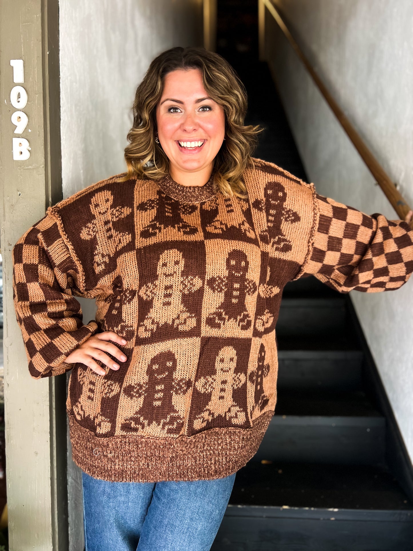 Gingerbread Oversized Sweater