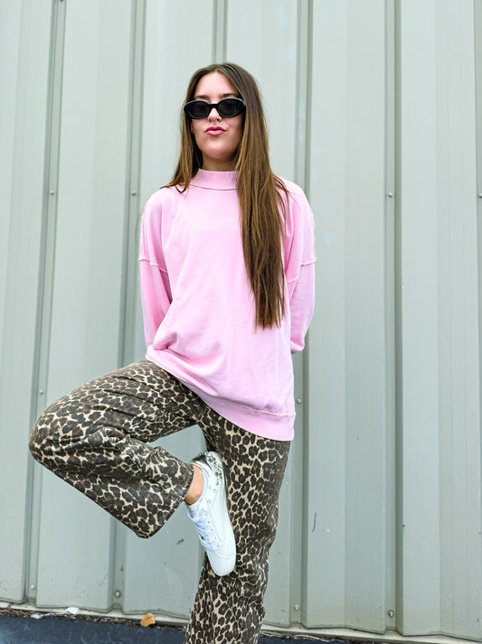 Sugar Cloud Mockneck Sweatshirt