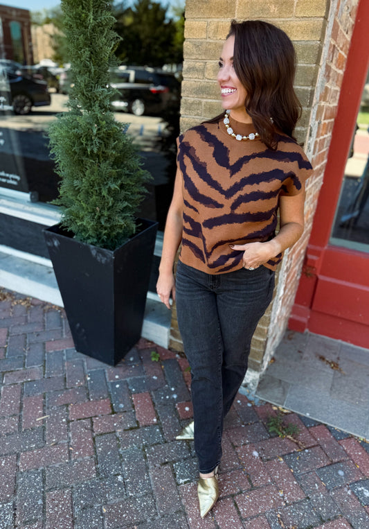 Wild Streak Sweater Top