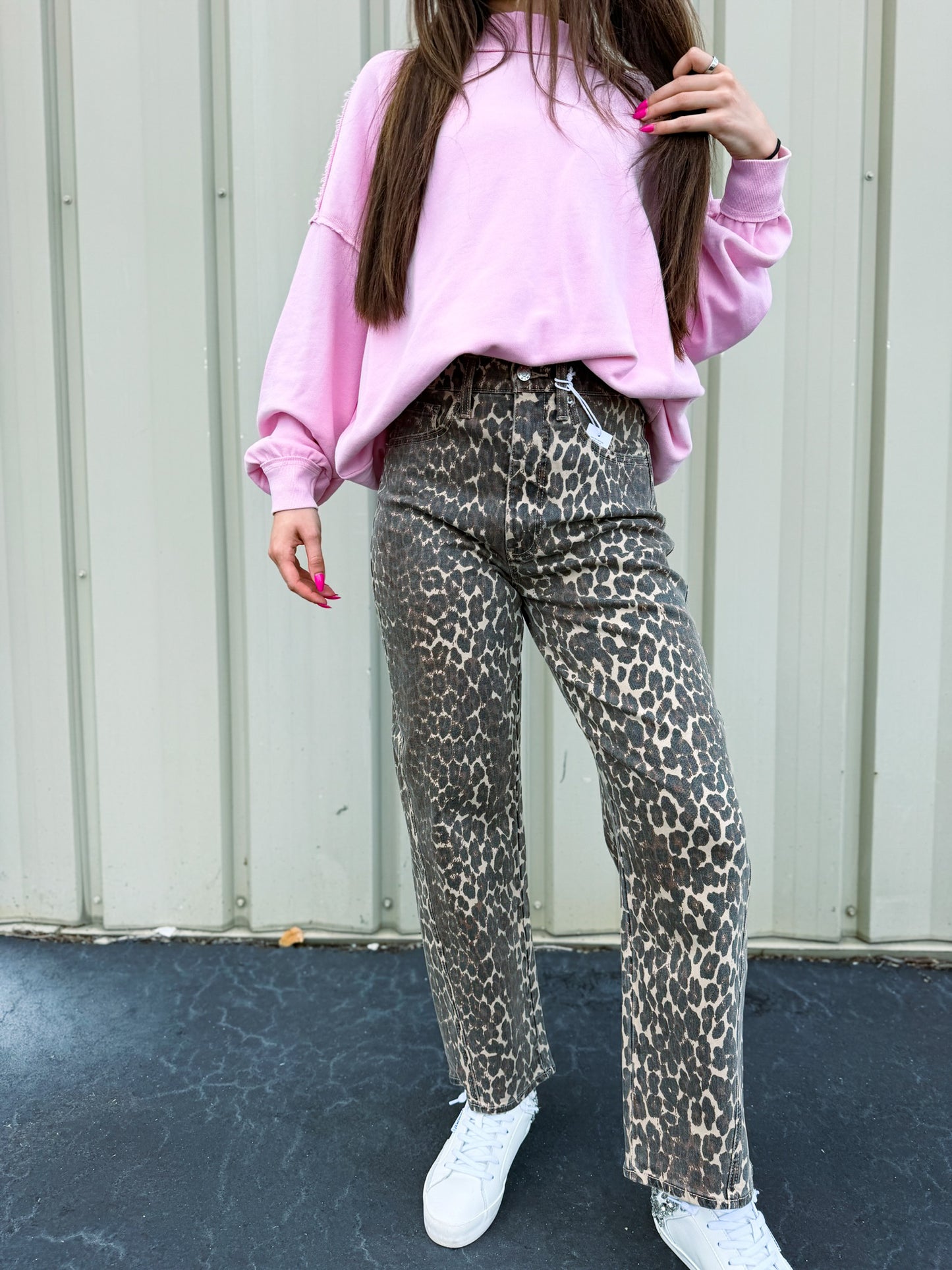 Sugar Cloud Mockneck Sweatshirt