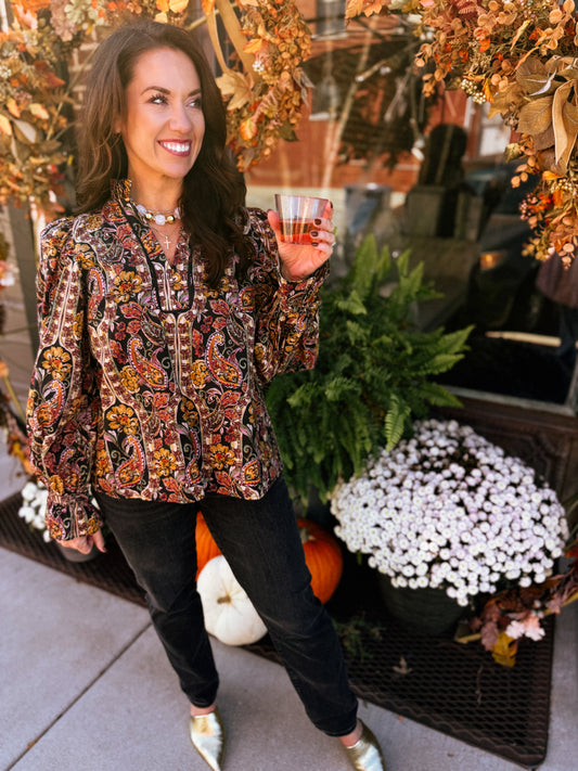 Perfectly Paisley Blouse