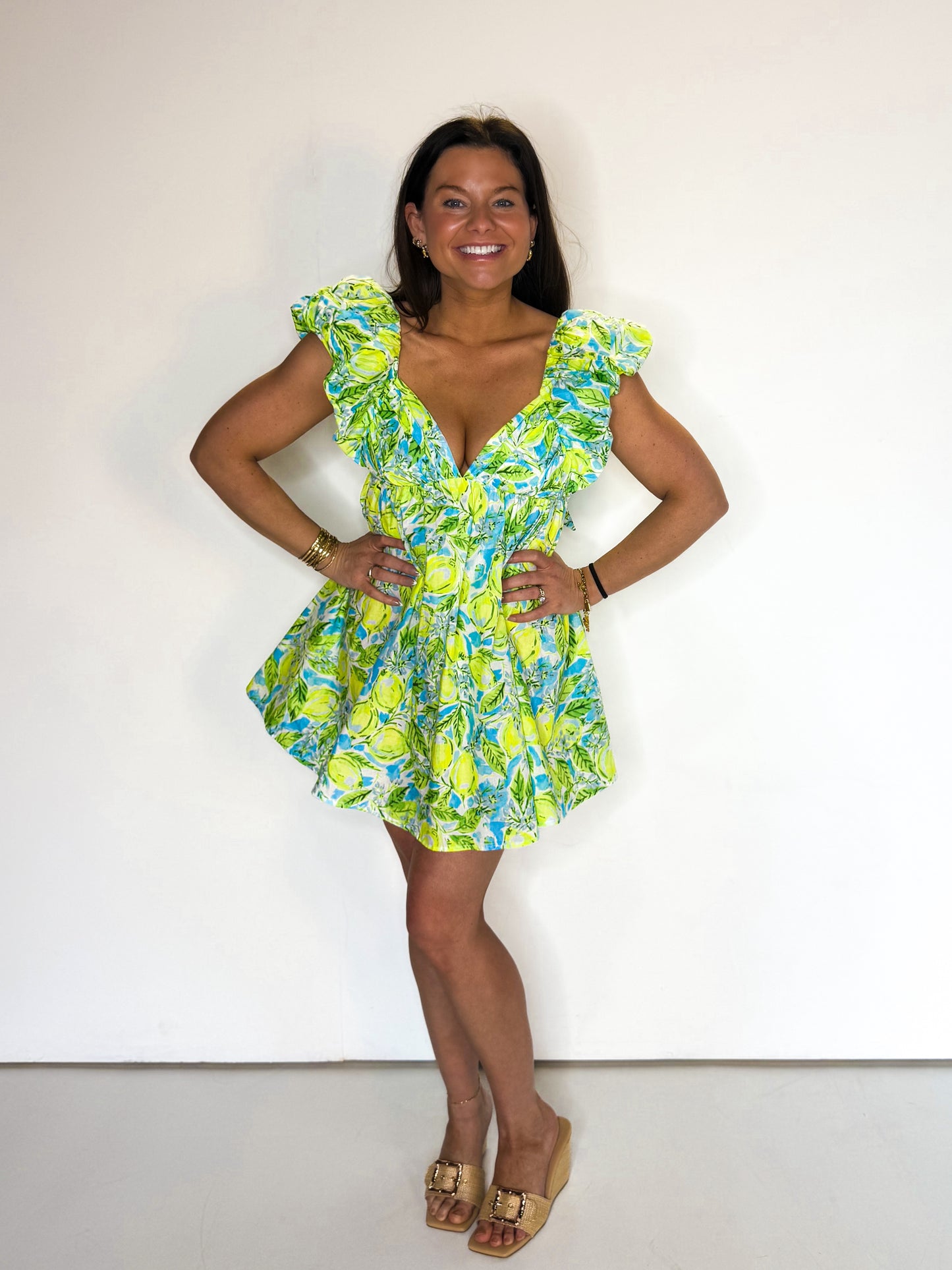 Citrus Splash Mini Dress