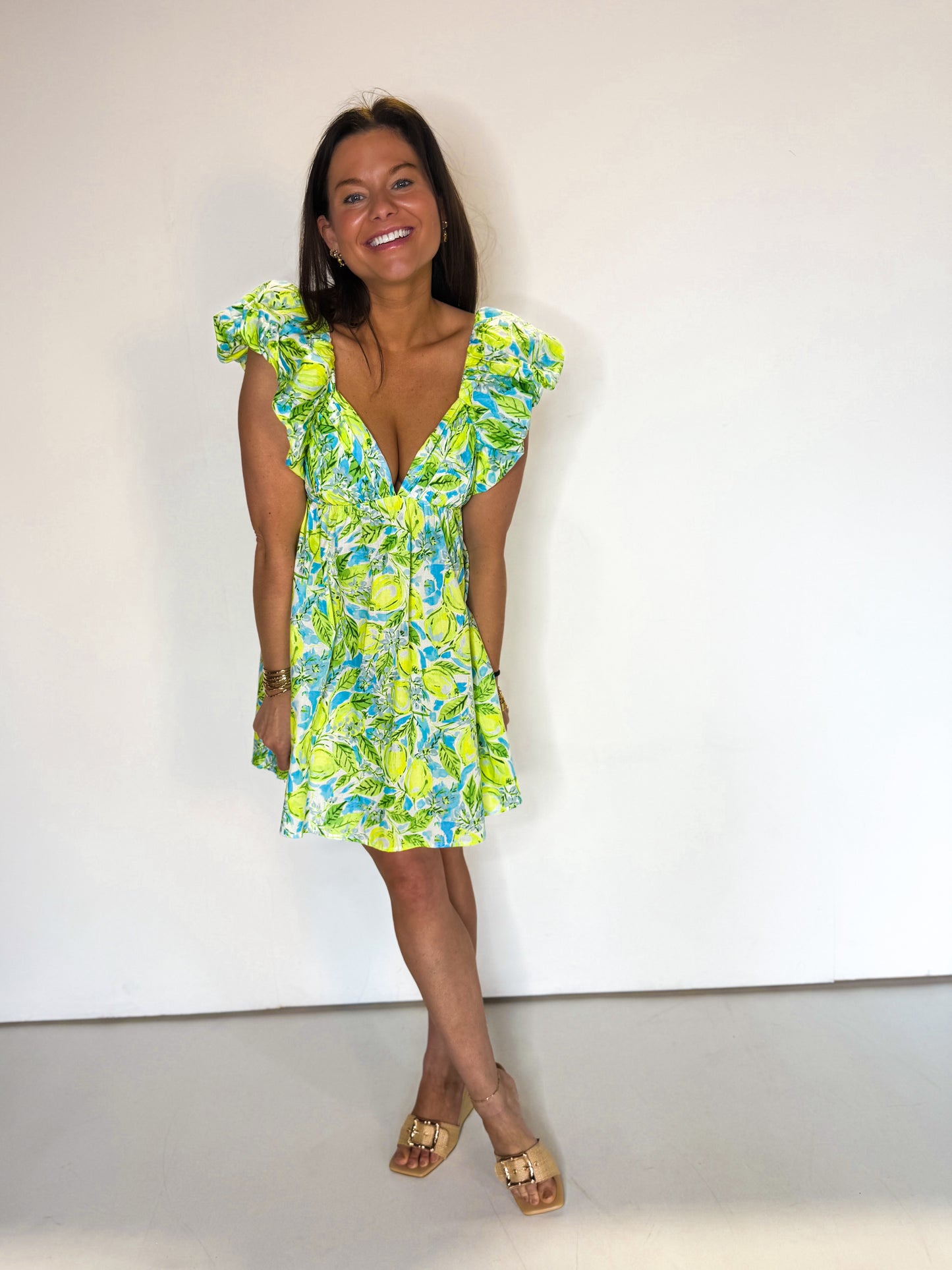 Citrus Splash Mini Dress