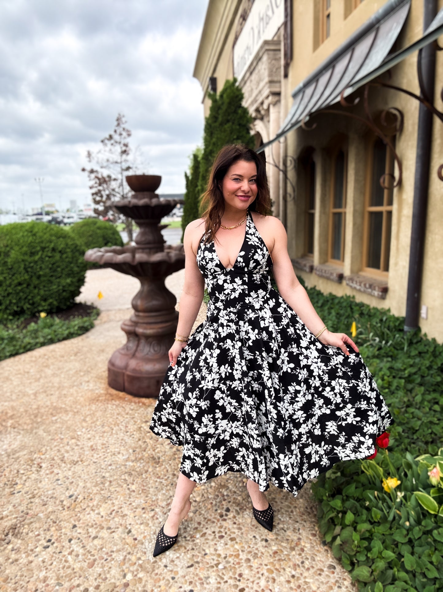 Garden Gala Midi Dress