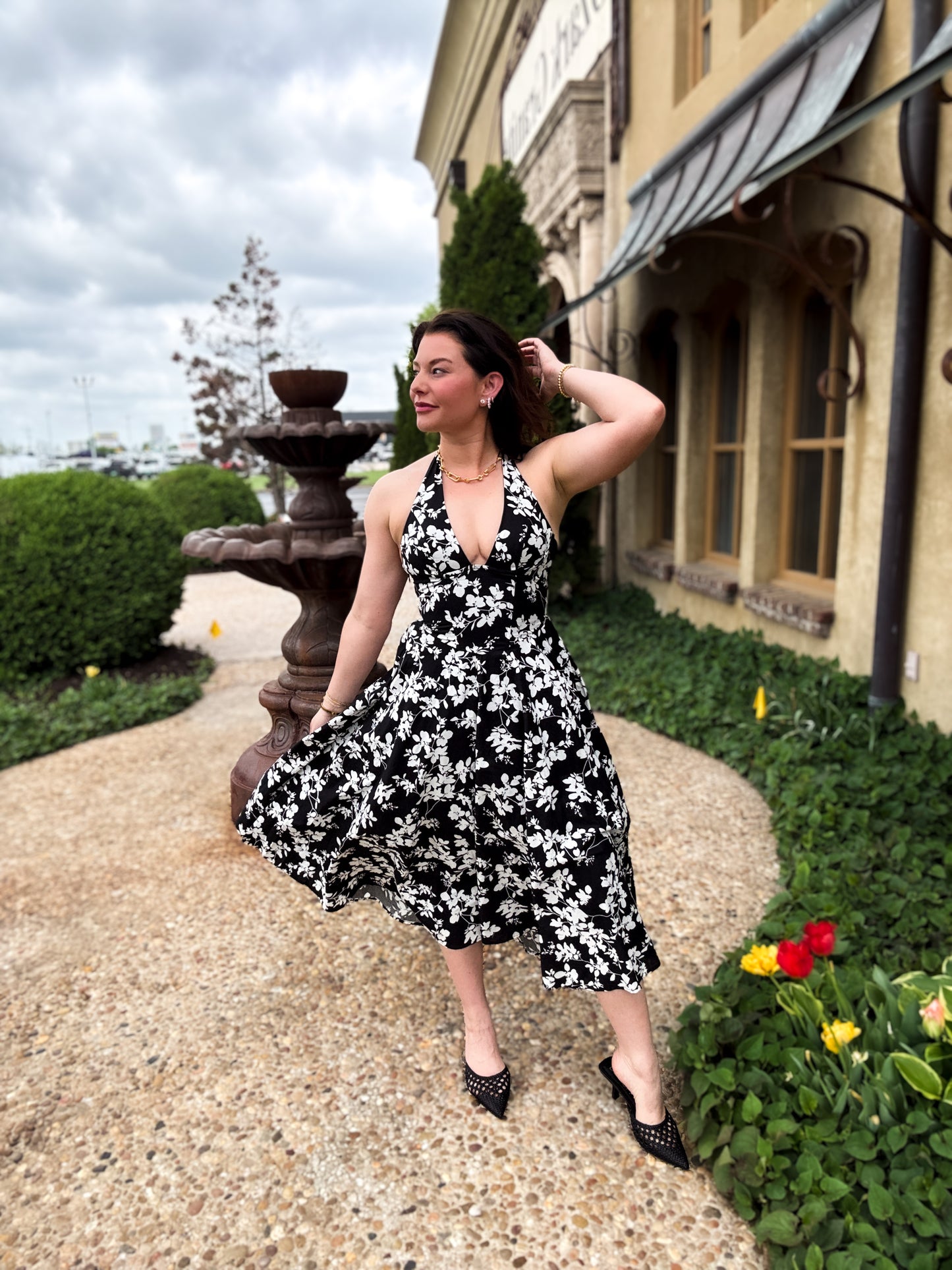 Garden Gala Midi Dress