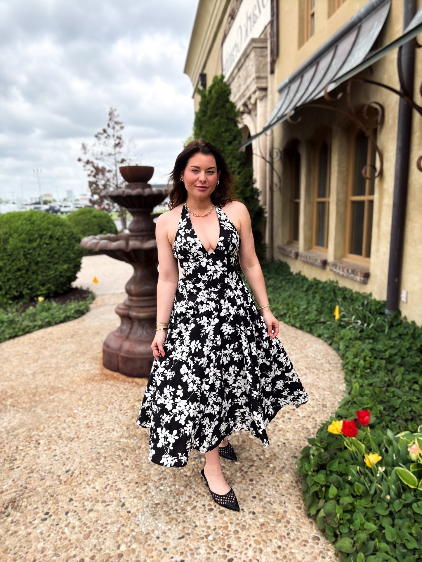 Garden Gala Midi Dress