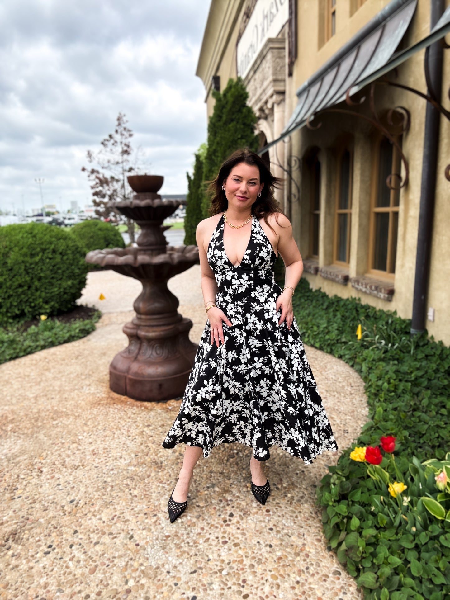 Garden Gala Midi Dress